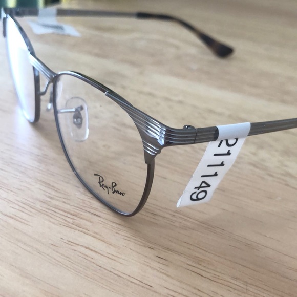 Ray Ban silver and brown eyeglasses frames - Picture 7 of 7